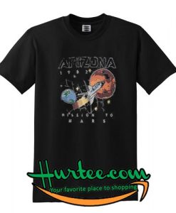 Space Rocket Arizona Print T shirt