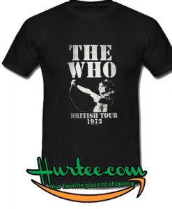 The Who British Tour 1973 T Shirt