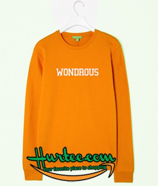 Wondrous Orange Sweatshirt