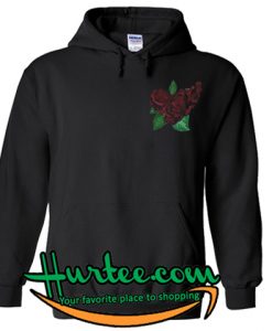 red rose hoodie