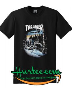 thrasher 13 wolves t-shirt
