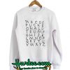 ABCDE Fuck donald trump Sweatshirt