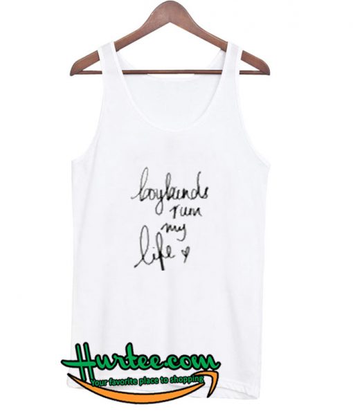 boyfriend Run My Life Tank Top