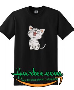 Cat American shorthair happy T shirt