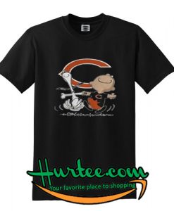 Charlie brown and snoopy chicago bears T shirt