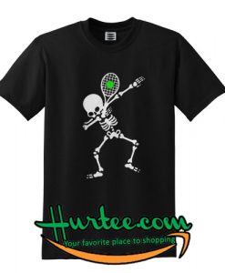 Dabbing Dab Skeleton Tennis T shirt