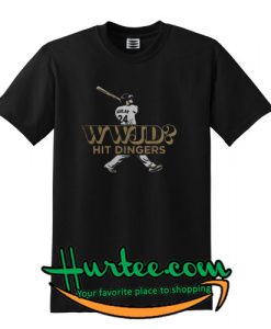 Jesus Aguilar WWJD hit dinger shirt