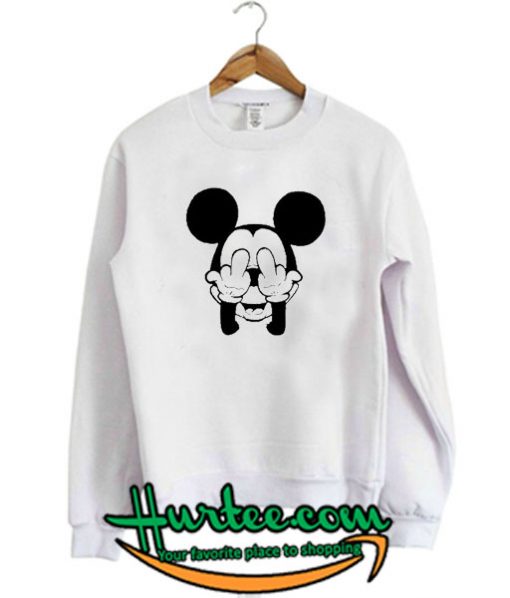 Mickey Mouse Crop Sweatshirt