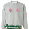 Rose Floral Print Sweatshirt