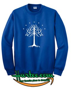 White Tree of Gondor (White) Crewneck Sweatshirt