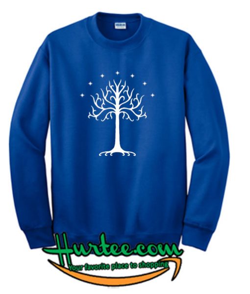 White Tree of Gondor (White) Crewneck Sweatshirt