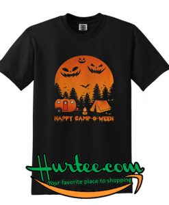 Happy Camp-o-ween Halloween Camping T shirt