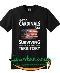 I am a Cardinals fan surviving in enemy territory Tshirt