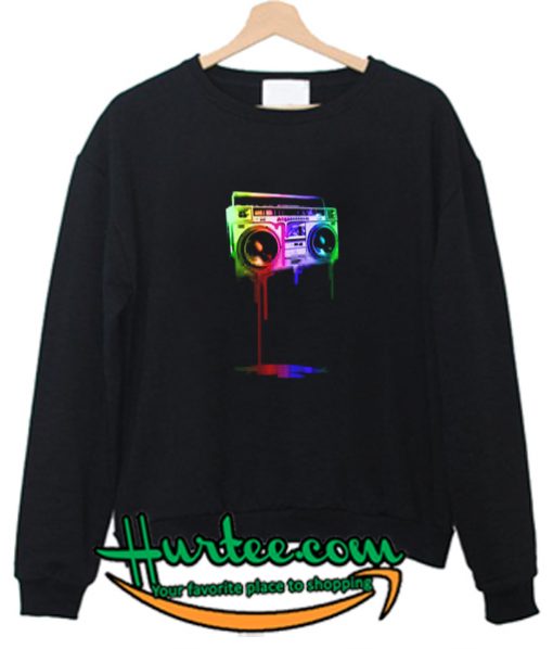 Melting Boombox Sweatshirt