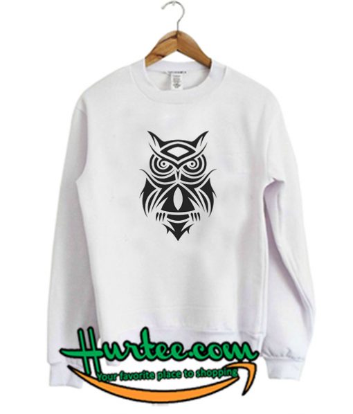 Owl Tribal Tattoo Sweatshirt