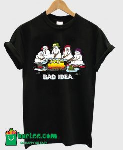 Bad Idea Marshmallow Snow Man T-Shirt