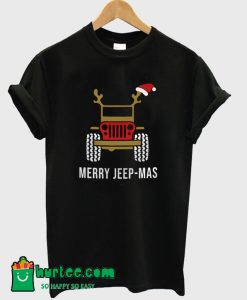 Christmas Merry Jeep-Mas T-Shirt