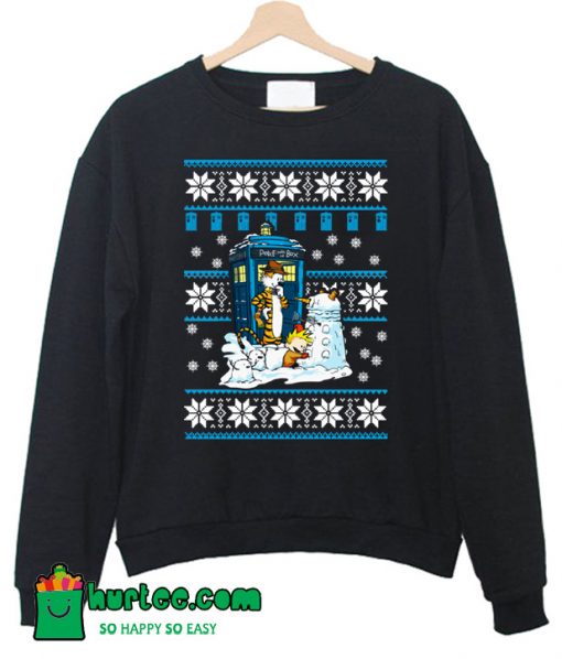 Doctor Who Calvin Dalek Christmas Sweatshirt