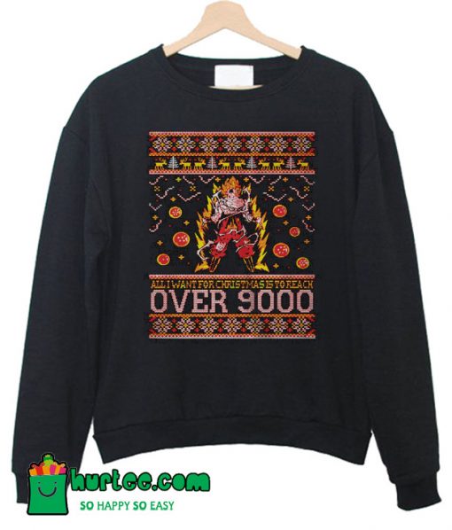 Goku 9000 Christmas Sweatshirt