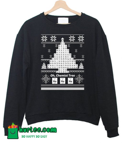 Oh Chemist Tree Christmas Sweatshirt