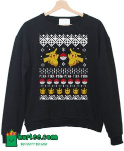 Pikachu Pika Pika Christmas Sweatshirt