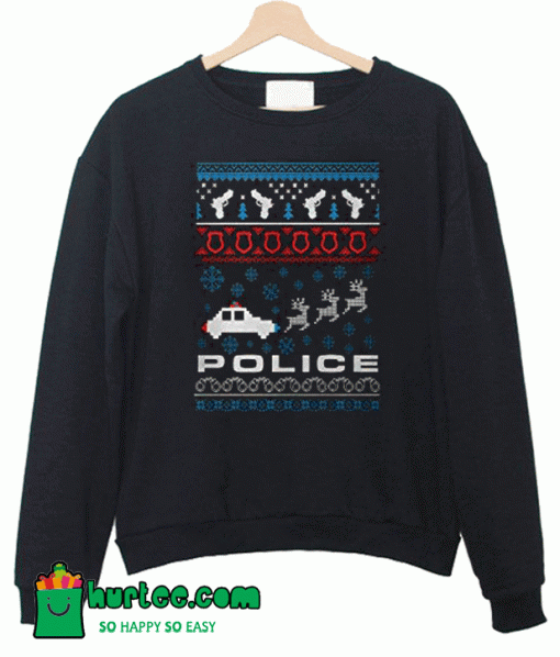 Police Ugly Christmas Sweatshirt