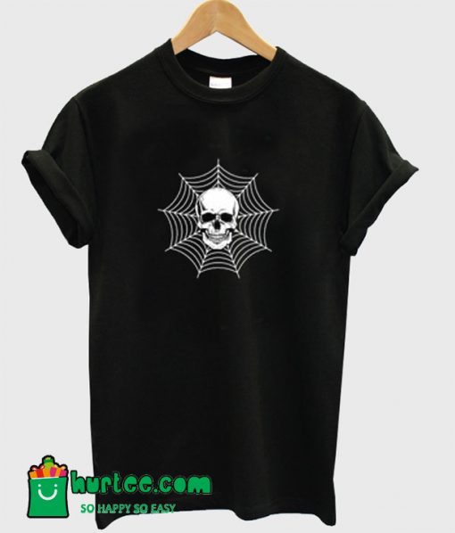 Skull Head Cobweb T-Shirt