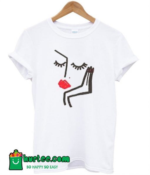 Abstract Face Girl T-Shirt