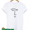 Artistic Line Drawing Abstract Face T-Shirt