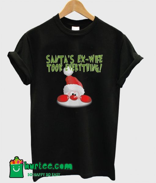 Christmas Grinch Santa Claus T-Shirt