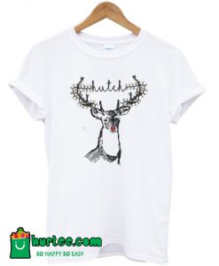 Christmas Lights Reindeer Hutch T-Shirt