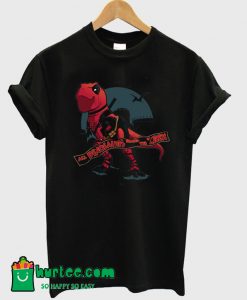 Deadpool Once Upon a T-Rex T-Shirt