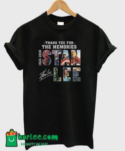 Thank You For The Memories Stan Lee 1922 - 2018 T-Shirt