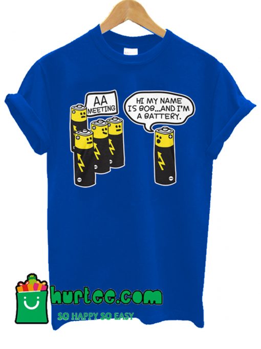 AA Battery Funny T Shirt