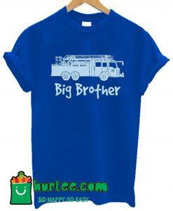 Big Brother Fire Truck T Shirt