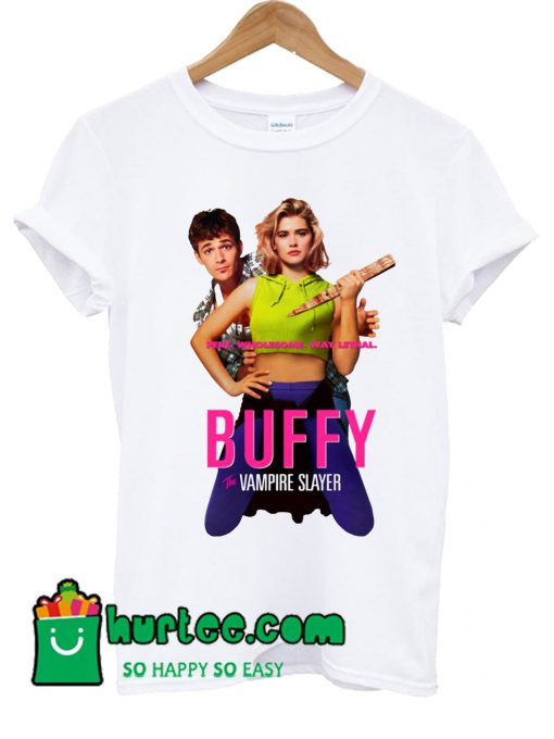 Buffy The Vampire Slayer Luke Perry Kristy Swanson T Shirt