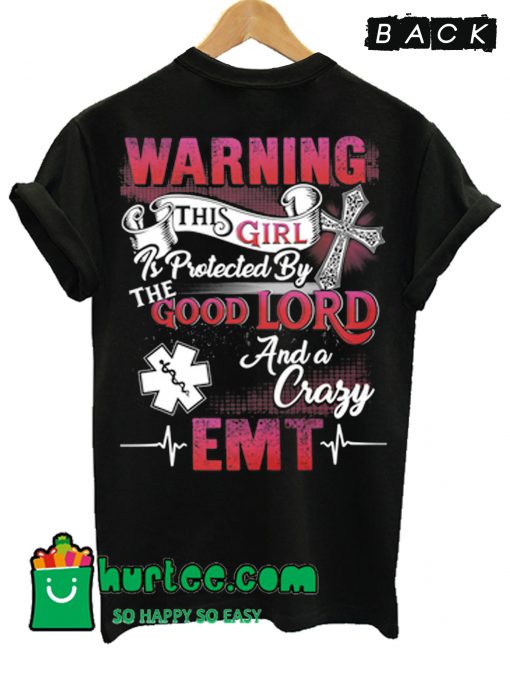 Cute EMT's Lady T Shirt Back