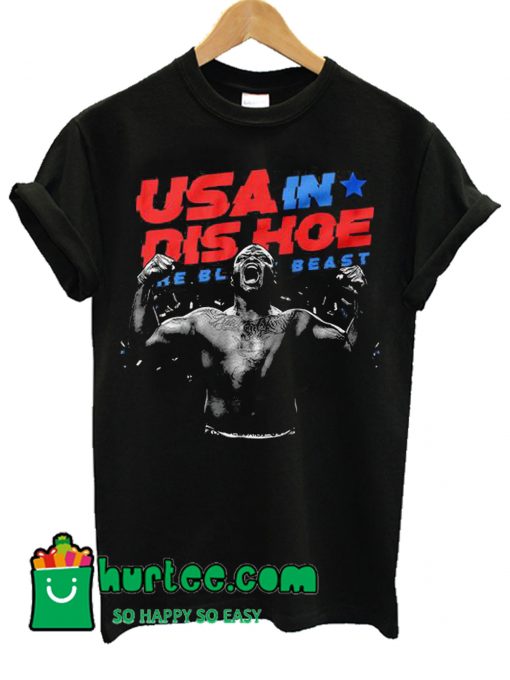 Derrick The Black Beast Lewis USA In Dis Hoe T Shirt