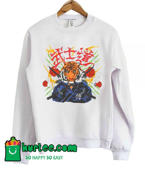 Japanese BUSHIDO Tiger Sweatshirt