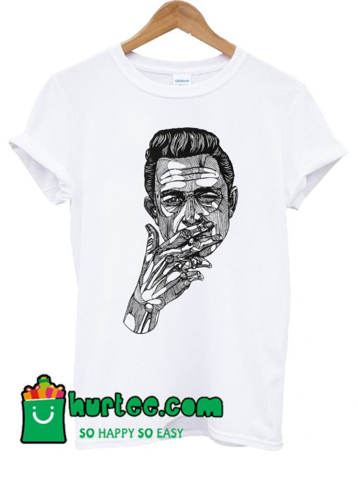 Johnny Cash Vector T shirt