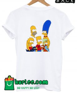 Simpson Family T Shirt Back