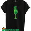 Wine Glass Shamrock T Shirt