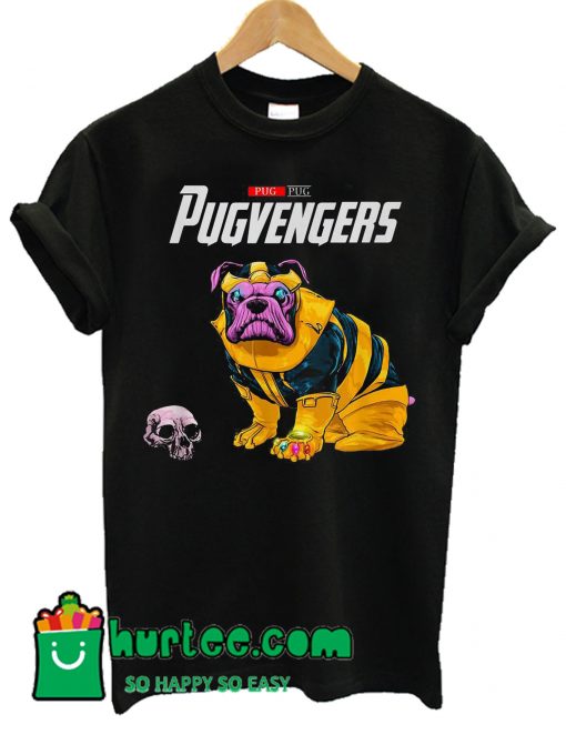 Avenger Endgame Pug Thanos Pugvenger T shirt