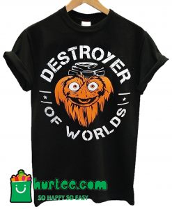 Gritty Destroyer Of Worlds Charcoal T shirt