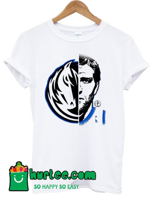 Majestic NBA Dirk Nowitzki Dallas Mavericks T shirt