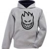 Spitfire Logo Grey Hoodie