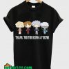 Thank You For-Being A Golden Friend Girls Christmas T-Shirt T Shirt