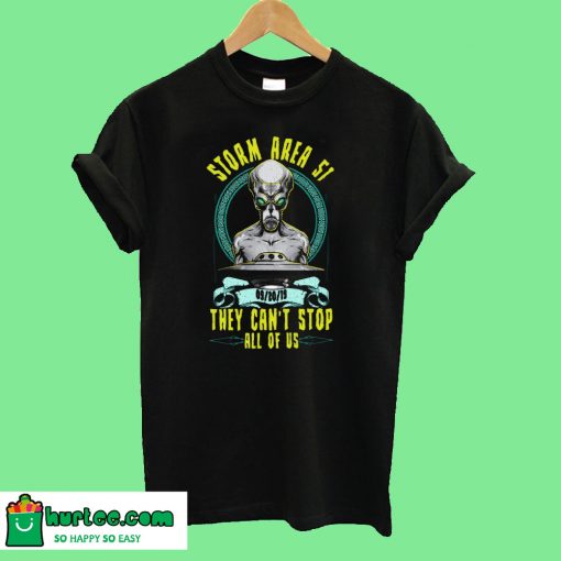 Funny Storm Area 51 T-Shirt