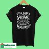 July Girls Are Sunshine Mixed Little Hurricane T-Shirt