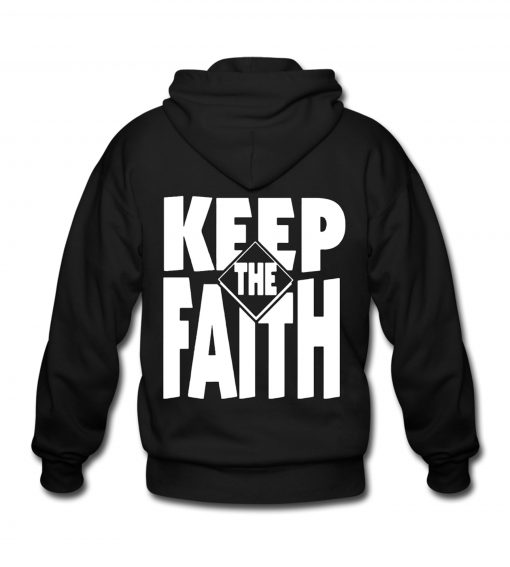 Keep The Faith Hoodie Back